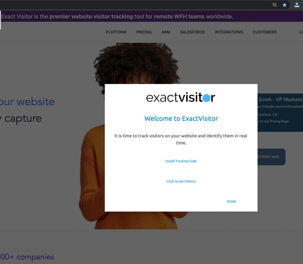Exact Visitor Software