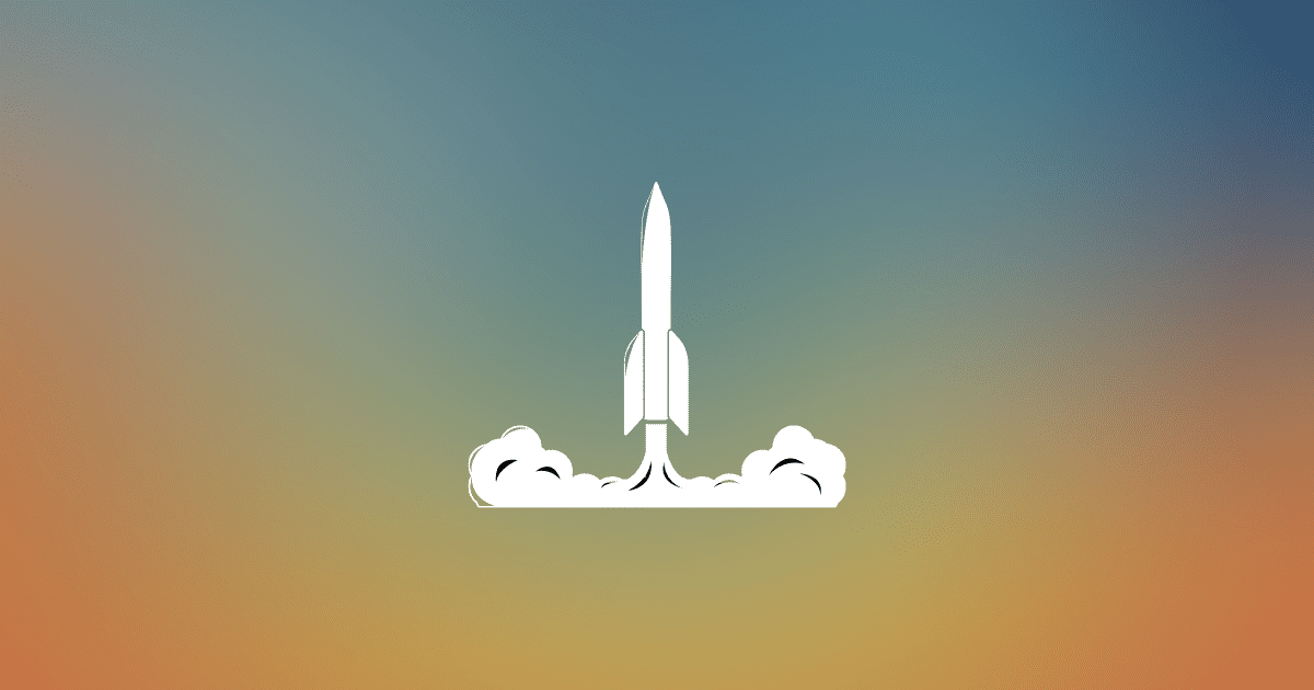 animated rocket launch